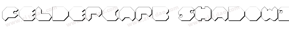Feldercarb Shadow2字体转换